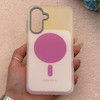 قاب گوشی Galaxy A36 سامسونگ اورجینال Bubble Case رنگی طرح مگ سیف سری 17 لنز برجسته کد 163984