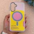 قاب گوشی Galaxy A37 سامسونگ اورجینال Bubble Case رنگی طرح مگ سیف سری 17 لنز برجسته کد 163985