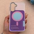 قاب گوشی Galaxy A37 سامسونگ اورجینال Bubble Case رنگی طرح مگ سیف سری 17 لنز برجسته کد 163988