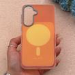 قاب گوشی Galaxy A37 سامسونگ اورجینال Bubble Case رنگی طرح مگ سیف سری 17 لنز برجسته کد 163992