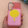 قاب گوشی Galaxy A37 سامسونگ اورجینال Bubble Case رنگی طرح مگ سیف سری 17 لنز برجسته کد 163993