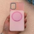 قاب گوشی Galaxy A51 سامسونگ اورجینال Bubble Case رنگی طرح مگ سیف سری 17 لنز برجسته کد 164002