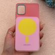 قاب گوشی Galaxy A51 سامسونگ اورجینال Bubble Case رنگی طرح مگ سیف سری 17 لنز برجسته کد 164003
