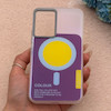 قاب گوشی Galaxy A54 سامسونگ اورجینال Bubble Case رنگی طرح مگ سیف سری 17 لنز برجسته کد 164009