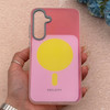 قاب گوشی Galaxy A55 سامسونگ اورجینال Bubble Case رنگی طرح مگ سیف سری 17 لنز برجسته کد 164015