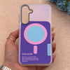 قاب گوشی Galaxy A55 سامسونگ اورجینال Bubble Case رنگی طرح مگ سیف سری 17 لنز برجسته کد 164021
