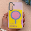 قاب گوشی Galaxy A55 سامسونگ اورجینال Bubble Case رنگی طرح مگ سیف سری 17 لنز برجسته کد 164022