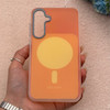 قاب گوشی Galaxy A55 سامسونگ اورجینال Bubble Case رنگی طرح مگ سیف سری 17 لنز برجسته کد 164023