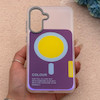 قاب گوشی Galaxy A57 سامسونگ اورجینال Bubble Case رنگی طرح مگ سیف سری 17 لنز برجسته کد 164027