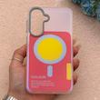 قاب گوشی Galaxy A57 سامسونگ اورجینال Bubble Case رنگی طرح مگ سیف سری 17 لنز برجسته کد 164030