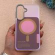 قاب گوشی Galaxy A57 سامسونگ اورجینال Bubble Case رنگی طرح مگ سیف سری 17 لنز برجسته کد 164034
