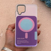 قاب گوشی Galaxy A12 - M12 سامسونگ اورجینال Bubble Case رنگی طرح مگ سیف سری 17 لنز برجسته کد 164042
