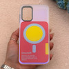 قاب گوشی Galaxy A13 4G - A04S سامسونگ اورجینال Bubble Case رنگی طرح مگ سیف سری 17 لنز برجسته کد 164050