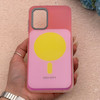 قاب گوشی Galaxy A13 4G - A04S سامسونگ اورجینال Bubble Case رنگی طرح مگ سیف سری 17 لنز برجسته کد 164051