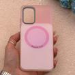 قاب گوشی Galaxy A32 4G سامسونگ اورجینال Bubble Case رنگی طرح مگ سیف سری 17 لنز برجسته کد 164058