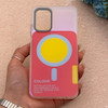 قاب گوشی Galaxy A32 4G سامسونگ اورجینال Bubble Case رنگی طرح مگ سیف سری 17 لنز برجسته کد 164059