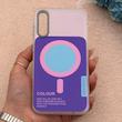 قاب گوشی Galaxy A30S - A50S - A50 سامسونگ اورجینال Bubble Case رنگی طرح مگ سیف سری 17 لنز برجسته کد 164067