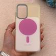 قاب گوشی Galaxy A52 4G - A52 5G - A52S سامسونگ اورجینال Bubble Case رنگی طرح مگ سیف سری 17 لنز برجسته کد 164076