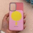 قاب گوشی Galaxy A52 4G - A52 5G - A52S سامسونگ اورجینال Bubble Case رنگی طرح مگ سیف سری 17 لنز برجسته کد 164077