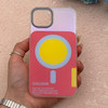 قاب گوشی iPhone 13 - iPhone 14 آیفون اورجینال Bubble Case رنگی طرح مگ سیف سری 17 لنز برجسته کد 164085