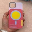 قاب گوشی iPhone 13 - iPhone 14 آیفون اورجینال Bubble Case رنگی طرح مگ سیف سری 17 لنز برجسته کد 164085