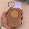 قاب گوشی iPhone 13 - iPhone 14 آیفون اورجینال Bubble Case رنگی طرح مگ سیف سری 17 لنز برجسته کد 164087