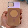 قاب گوشی iPhone 13 - iPhone 14 آیفون اورجینال Bubble Case رنگی طرح مگ سیف سری 17 لنز برجسته کد 164087