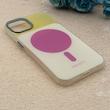 قاب گوشی iPhone 13 - iPhone 14 آیفون اورجینال Bubble Case رنگی طرح مگ سیف سری 17 لنز برجسته کد 164090