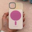 قاب گوشی iPhone 13 - iPhone 14 آیفون اورجینال Bubble Case رنگی طرح مگ سیف سری 17 لنز برجسته کد 164090