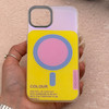 قاب گوشی iPhone 13 - iPhone 14 آیفون اورجینال Bubble Case رنگی طرح مگ سیف سری 17 لنز برجسته کد 164091