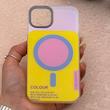 قاب گوشی iPhone 13 - iPhone 14 آیفون اورجینال Bubble Case رنگی طرح مگ سیف سری 17 لنز برجسته کد 164091