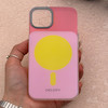 قاب گوشی iPhone 13 - iPhone 14 آیفون اورجینال Bubble Case رنگی طرح مگ سیف سری 17 لنز برجسته کد 164092