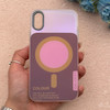 قاب گوشی iPhone X - XS آیفون اورجینال Bubble Case رنگی طرح مگ سیف سری 17 لنز برجسته کد 164094