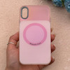 قاب گوشی iPhone X - XS آیفون اورجینال Bubble Case رنگی طرح مگ سیف سری 17 لنز برجسته کد 164095