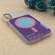 قاب گوشی iPhone X - XS آیفون اورجینال Bubble Case رنگی طرح مگ سیف سری 17 لنز برجسته کد 164096