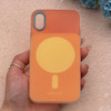 قاب گوشی iPhone X - XS آیفون اورجینال Bubble Case رنگی طرح مگ سیف سری 17 لنز برجسته کد 164101