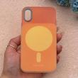 قاب گوشی iPhone X - XS آیفون اورجینال Bubble Case رنگی طرح مگ سیف سری 17 لنز برجسته کد 164101
