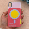 قاب گوشی iPhone X - XS آیفون اورجینال Bubble Case رنگی طرح مگ سیف سری 17 لنز برجسته کد 164103