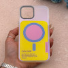 قاب گوشی iPhone 12 Pro Max آیفون اورجینال Bubble Case رنگی طرح مگ سیف سری 17 لنز برجسته کد 164105