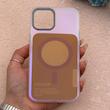 قاب گوشی iPhone 12 Pro Max آیفون اورجینال Bubble Case رنگی طرح مگ سیف سری 17 لنز برجسته کد 164106