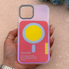 قاب گوشی iPhone 12 Pro Max آیفون اورجینال Bubble Case رنگی طرح مگ سیف سری 17 لنز برجسته کد 164108