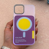 قاب گوشی iPhone 12 Pro Max آیفون اورجینال Bubble Case رنگی طرح مگ سیف سری 17 لنز برجسته کد 164109
