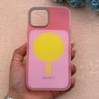 قاب گوشی iPhone 12 Pro Max آیفون اورجینال Bubble Case رنگی طرح مگ سیف سری 17 لنز برجسته کد 164113