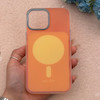 قاب گوشی iPhone 13 Pro Max آیفون اورجینال Bubble Case رنگی طرح مگ سیف سری 17 لنز برجسته کد 164115