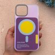 قاب گوشی iPhone 13 Pro Max آیفون اورجینال Bubble Case رنگی طرح مگ سیف سری 17 لنز برجسته کد 164116