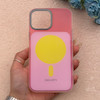 قاب گوشی iPhone 13 Pro Max آیفون اورجینال Bubble Case رنگی طرح مگ سیف سری 17 لنز برجسته کد 164118