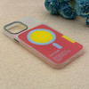 قاب گوشی iPhone 13 Pro Max آیفون اورجینال Bubble Case رنگی طرح مگ سیف سری 17 لنز برجسته کد 164122