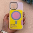 قاب گوشی iPhone 16 Pro Max آیفون اورجینال Bubble Case رنگی طرح مگ سیف سری 17 لنز برجسته کد 164124