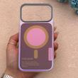 قاب گوشی iPhone 17 Pro Max آیفون اورجینال Bubble Case رنگی طرح مگ سیف سری 17 لنز برجسته کد 164134