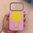 قاب گوشی iPhone 17 Pro آیفون اورجینال Bubble Case رنگی طرح مگ سیف سری 17 لنز برجسته کد 164142